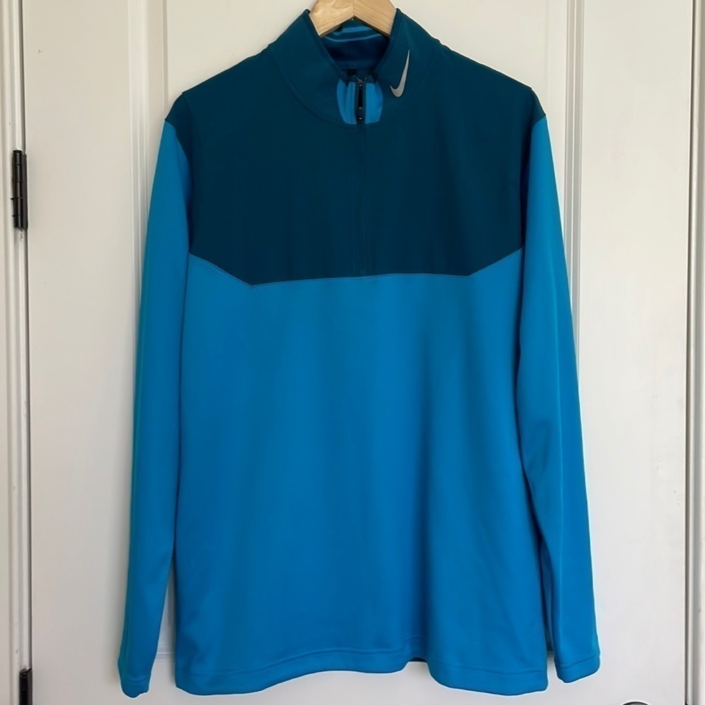 Nike Golf Tour Performance Men’s 1/4 Zip Popover Turquoise L